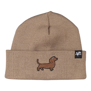 Gorro bordado con perro salchicha dachshund 