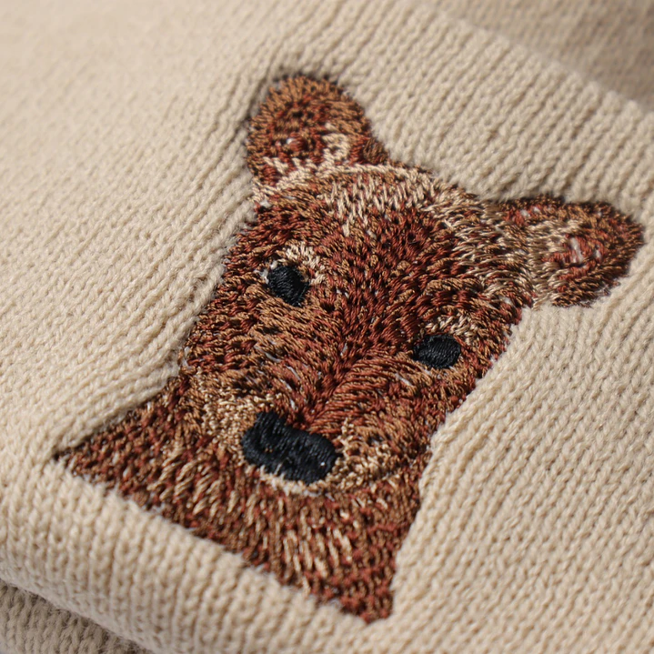 Gorro Bordado con Pudú 2
