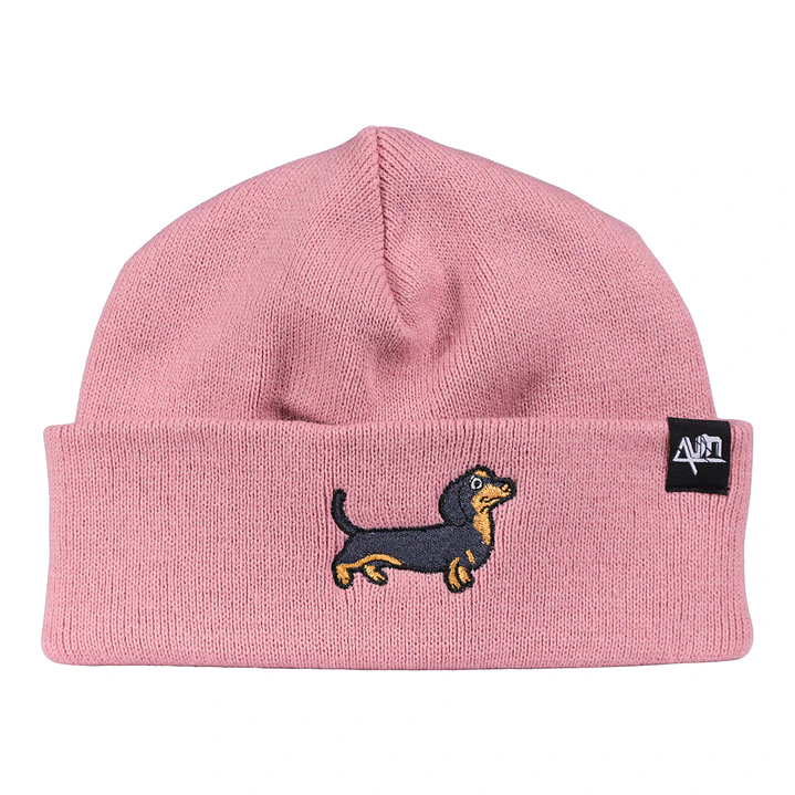 Gorro bordado con perro salchicha Dachshund  6
