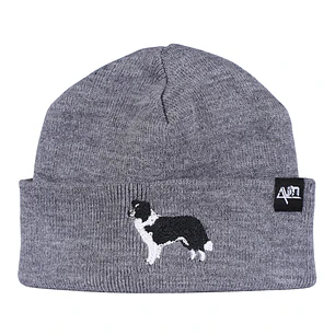 Gorro bordado con perro Border Collie
