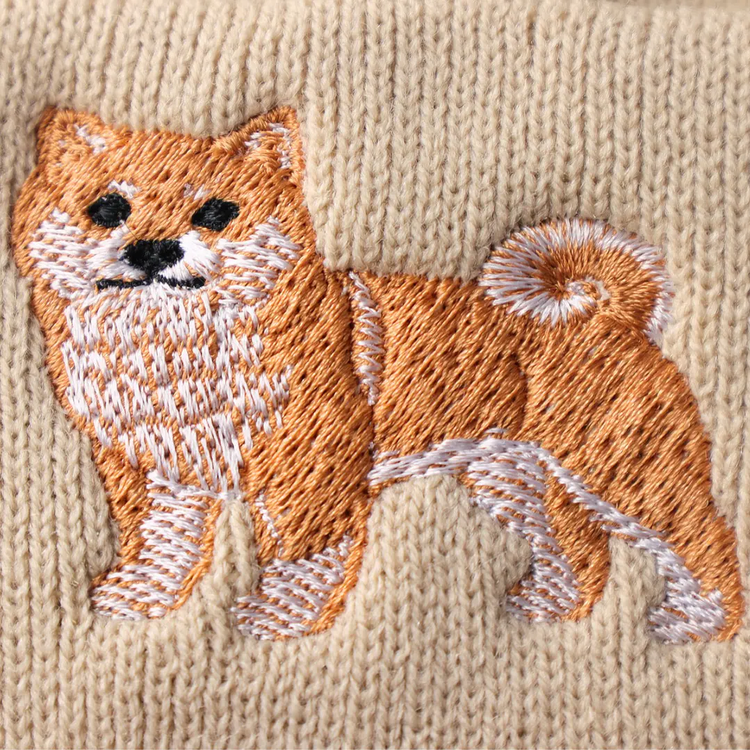 Gorro Bordado con Shiba Inu 3