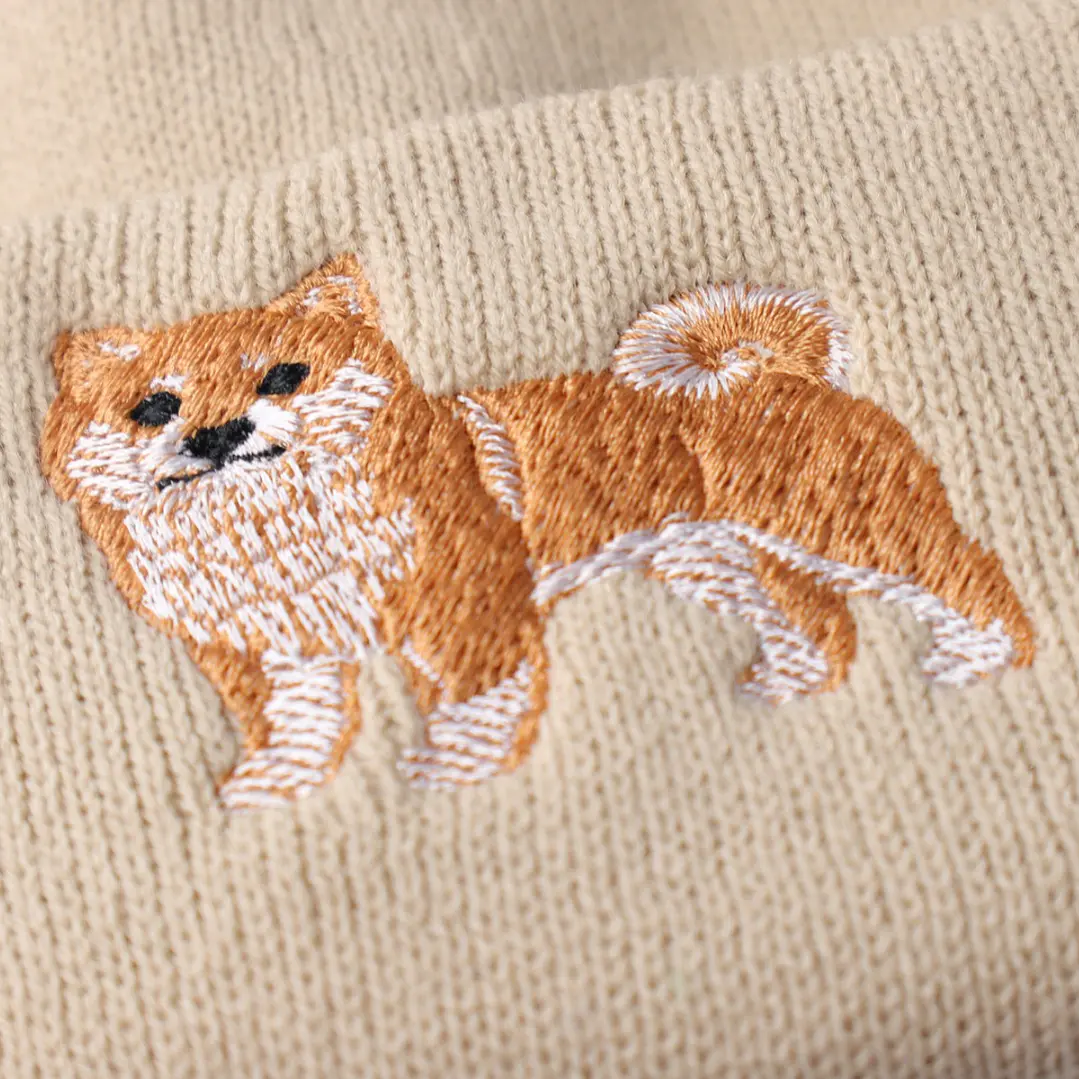 Gorro Bordado con Shiba Inu 4