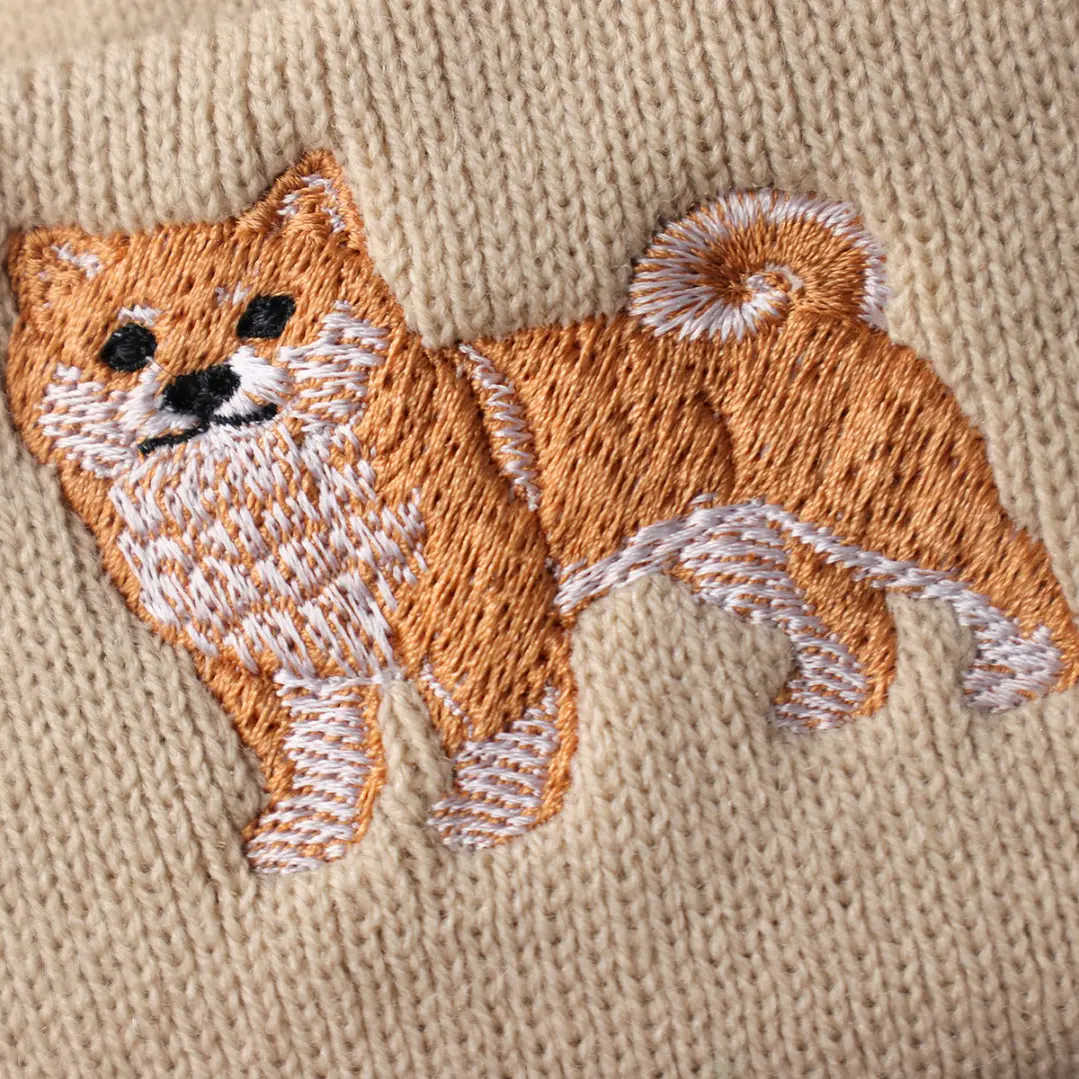 Gorro Bordado con Shiba Inu 5