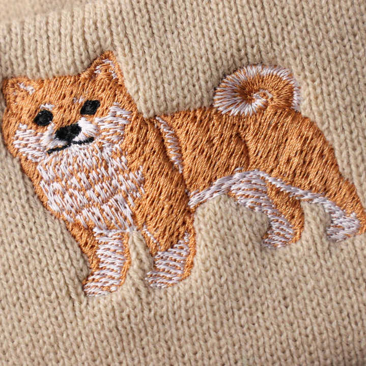 Gorro Bordado con Shiba Inu 5