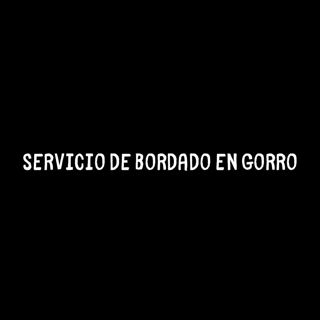 Servicio de bordado en Gorro  1