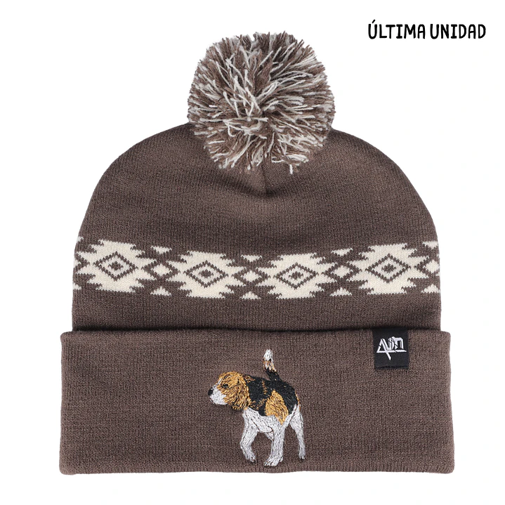 Gorro bordado con perro Beagle 12