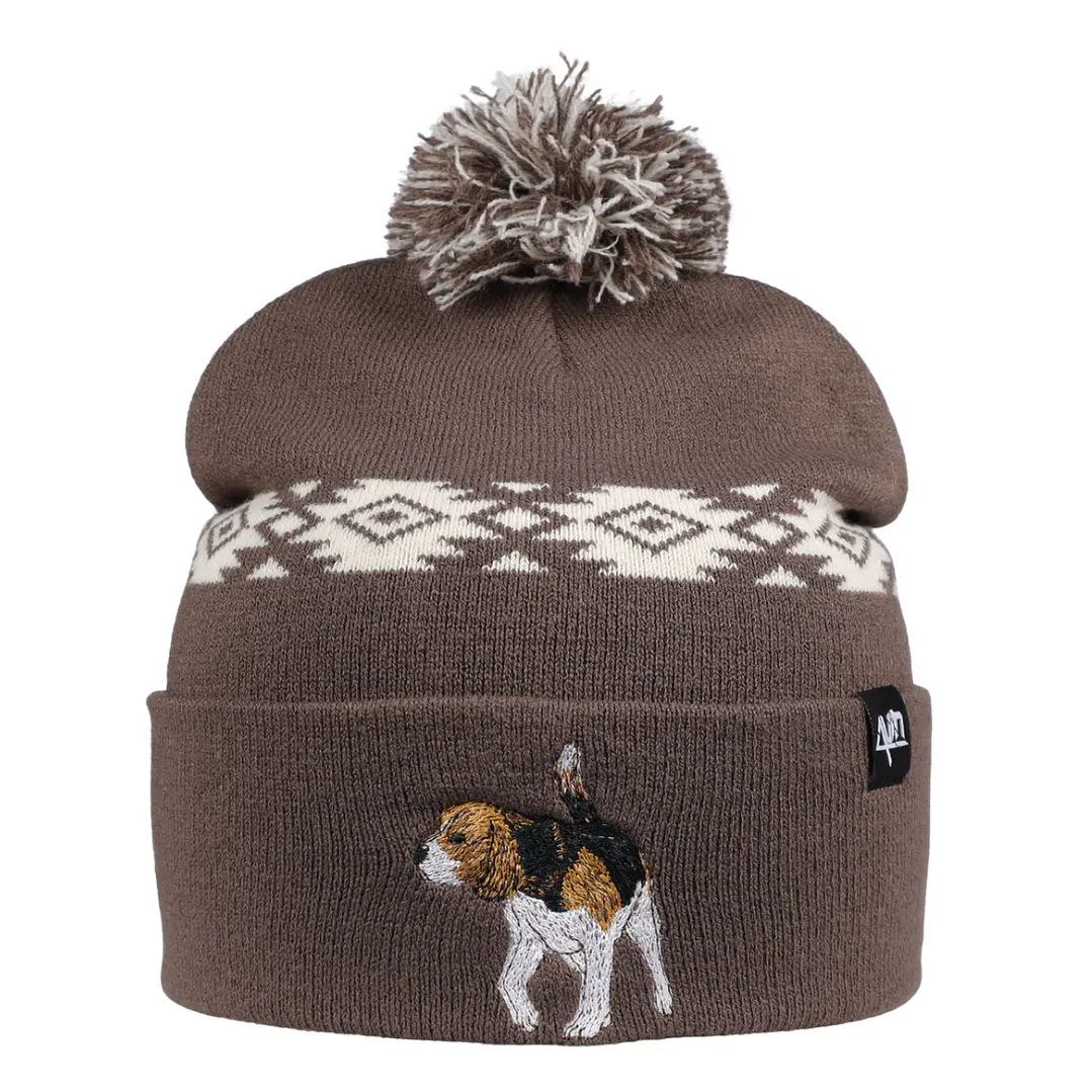 Gorro bordado con perro Beagle 13