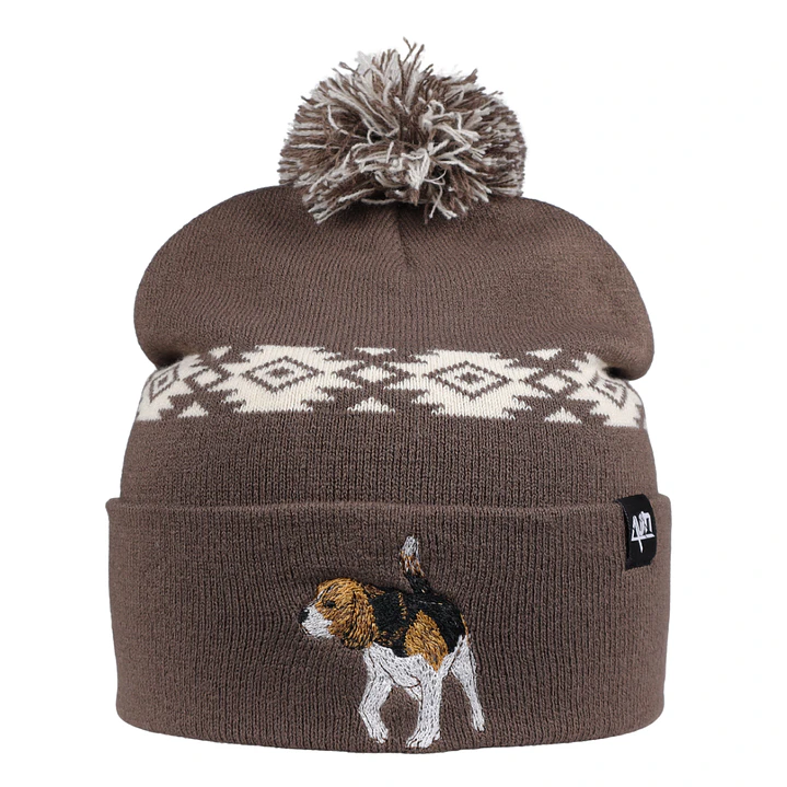 Gorro bordado con perro Beagle 13
