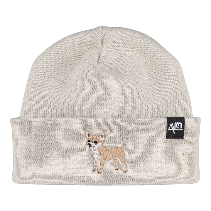 Gorro bordado con perro Chihuahua  1