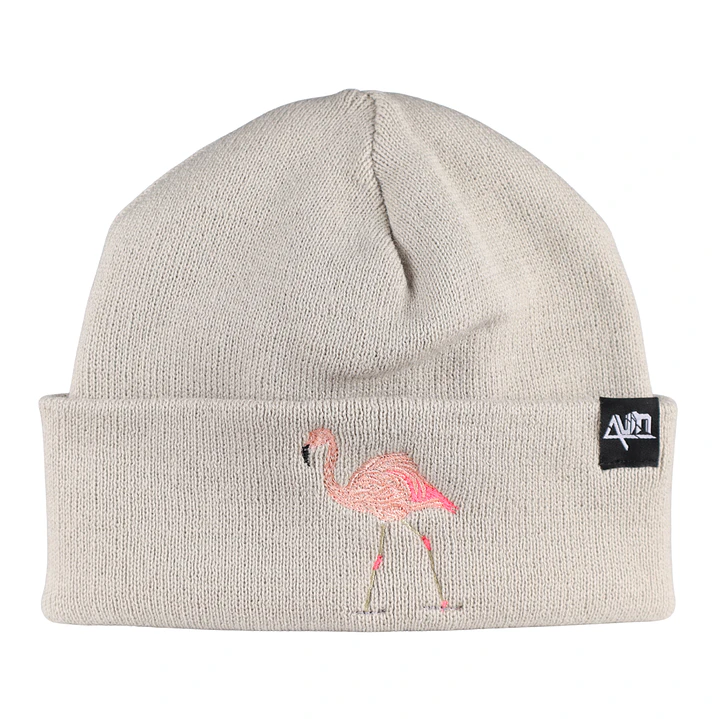 Gorro bordado con Flamenco Chileno 1