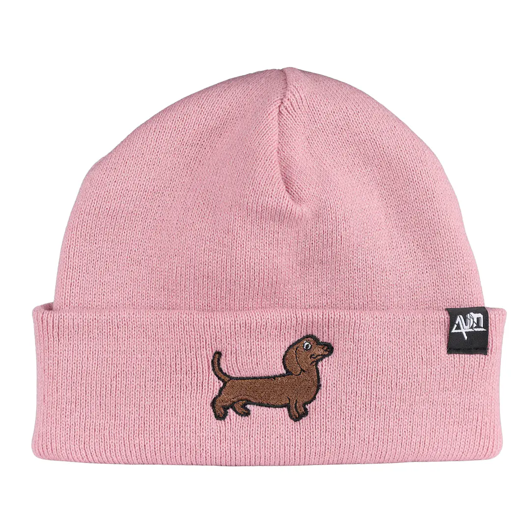 Gorro bordado con perro salchicha dachshund  9