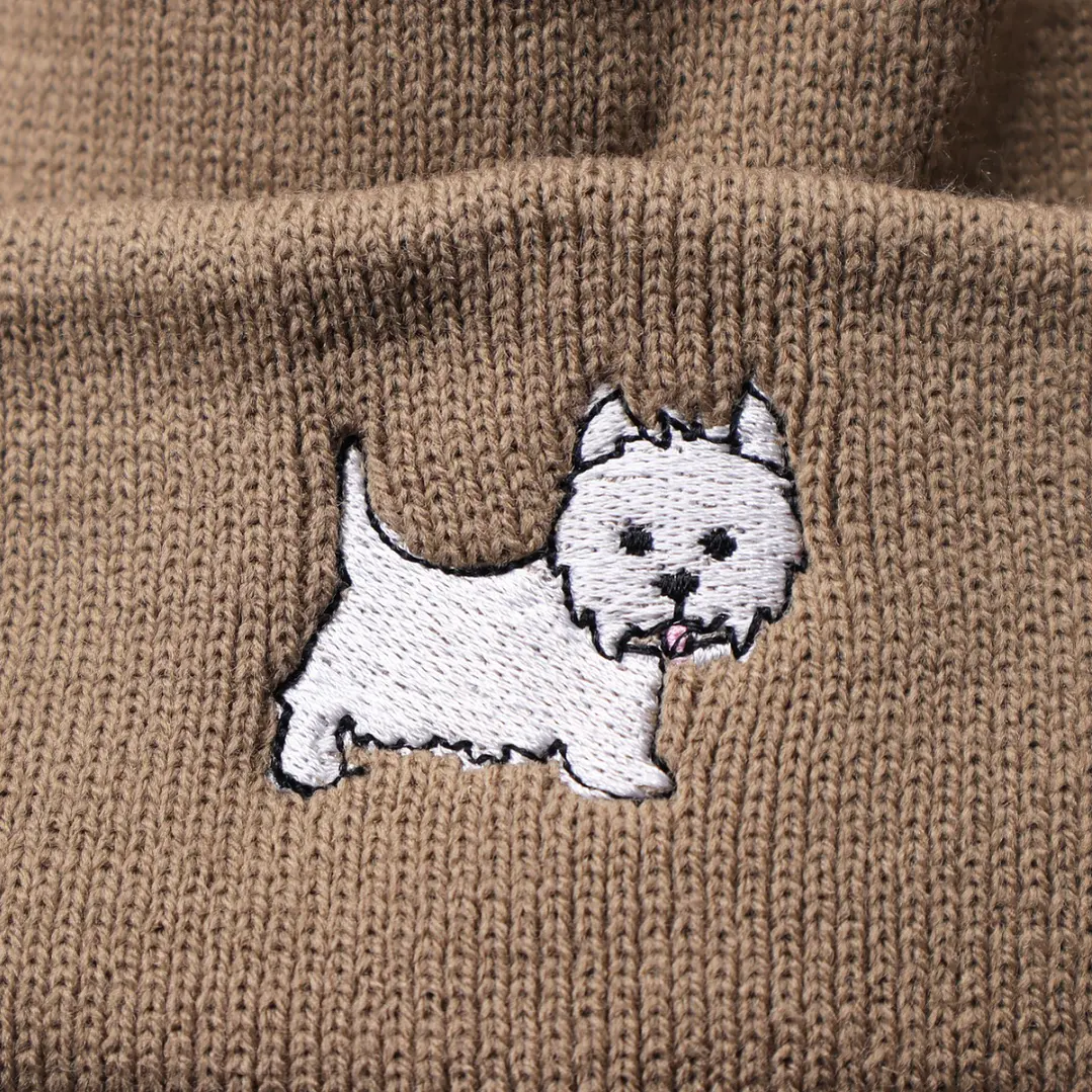 Gorro bordado con perro West Highland white terrier (westy) 2