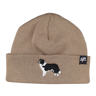 Gorro bordado con perro Border Collie
