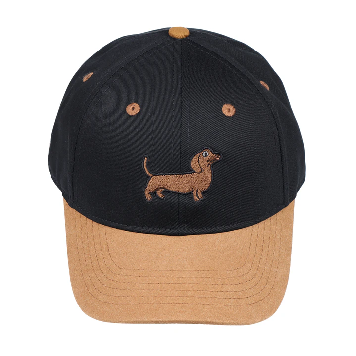 Jockey Bordado Con Perro Salchicha Dachshund Café  10