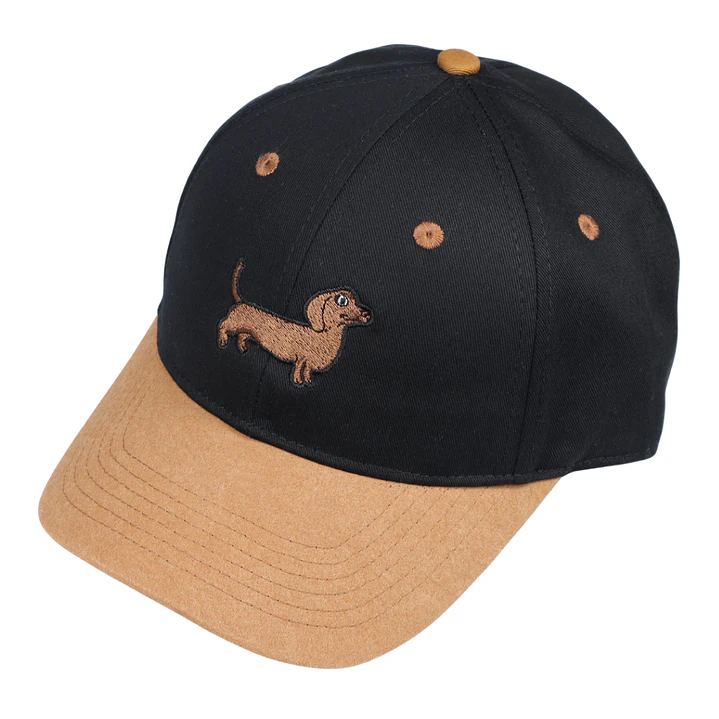 Jockey Bordado Con Perro Salchicha Dachshund Café  11