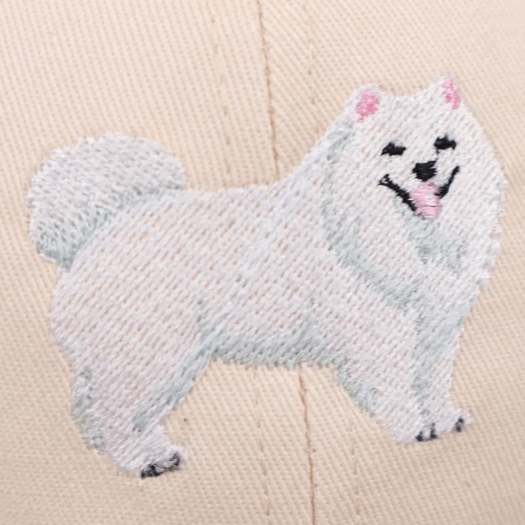 Jockey Bordado con perro Samoyedo 2