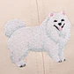 Jockey Bordado con perro Samoyedo - Miniatura 2