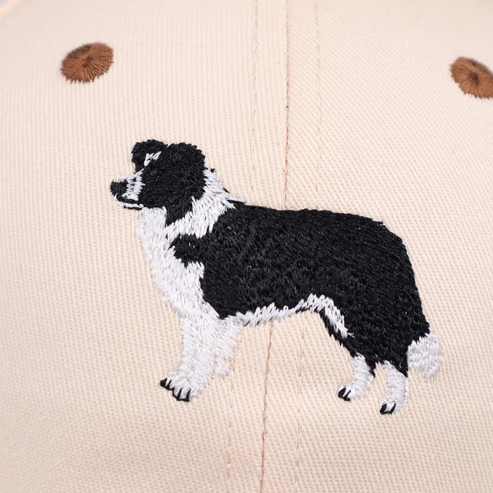 Jockey Bordado con perro Border Collie 4
