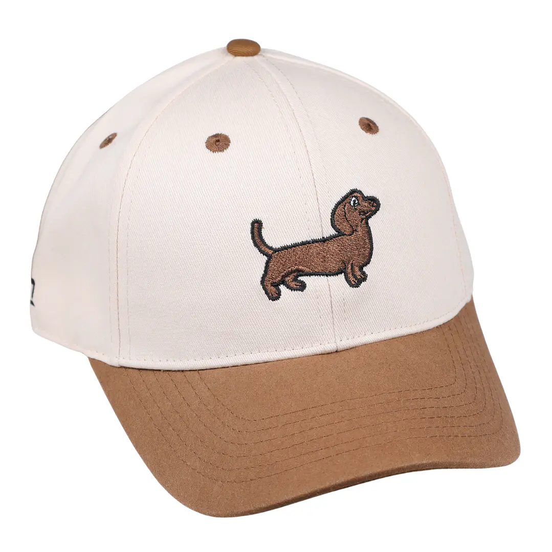 Jockey Bordado Con Perro Salchicha Dachshund Café  7