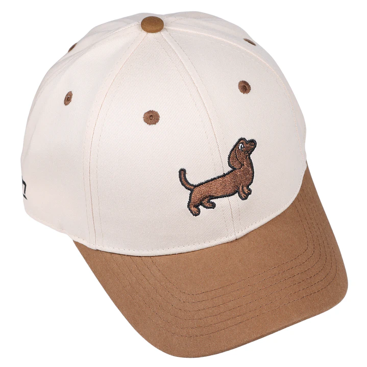 Jockey Bordado Con Perro Salchicha Dachshund Café  5