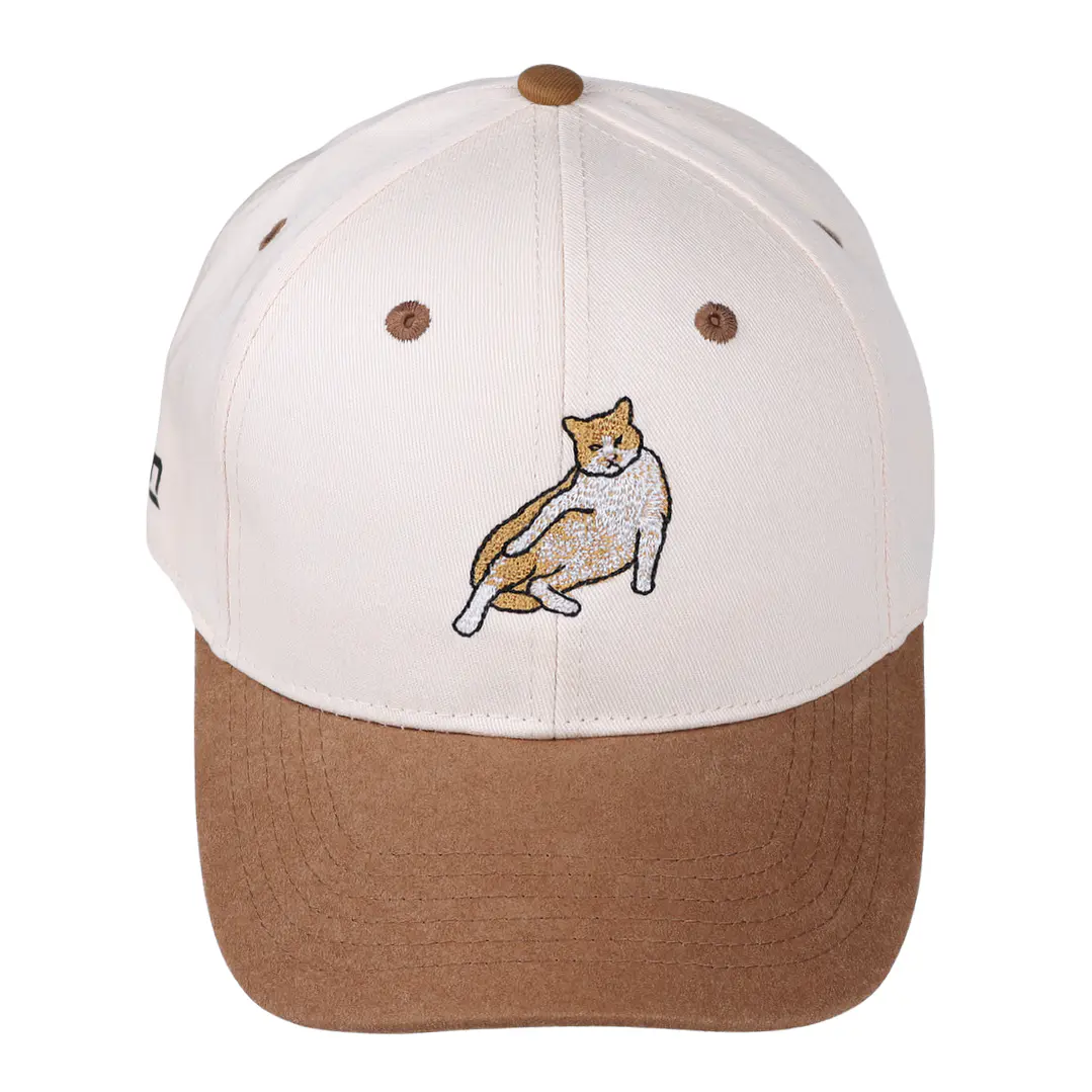 Jockey bordado con Gato Naranja Panzón  6