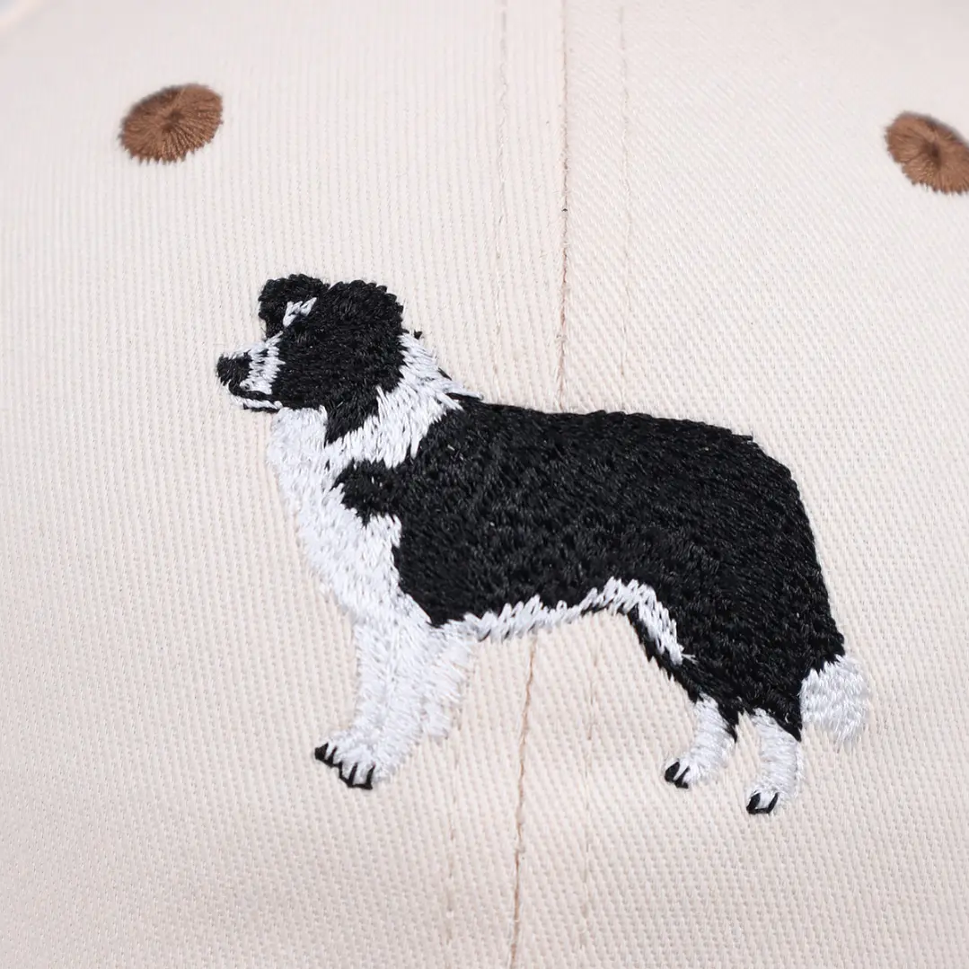 Jockey Bordado con perro Border Collie 3
