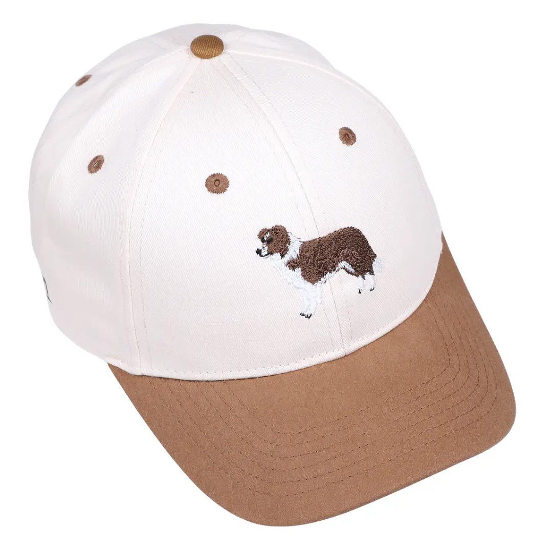Jockey Bordado con Border Collie Café  4