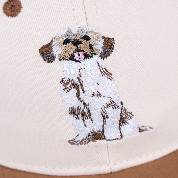 Jockey bordado con perro Shih tzu 2
