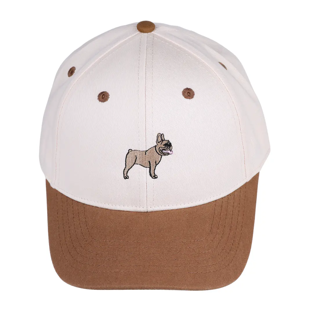 Jockey bordado con perro Bulldog francés  2