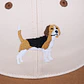 Jockey bordado con perro con Beagle  - Miniatura 2