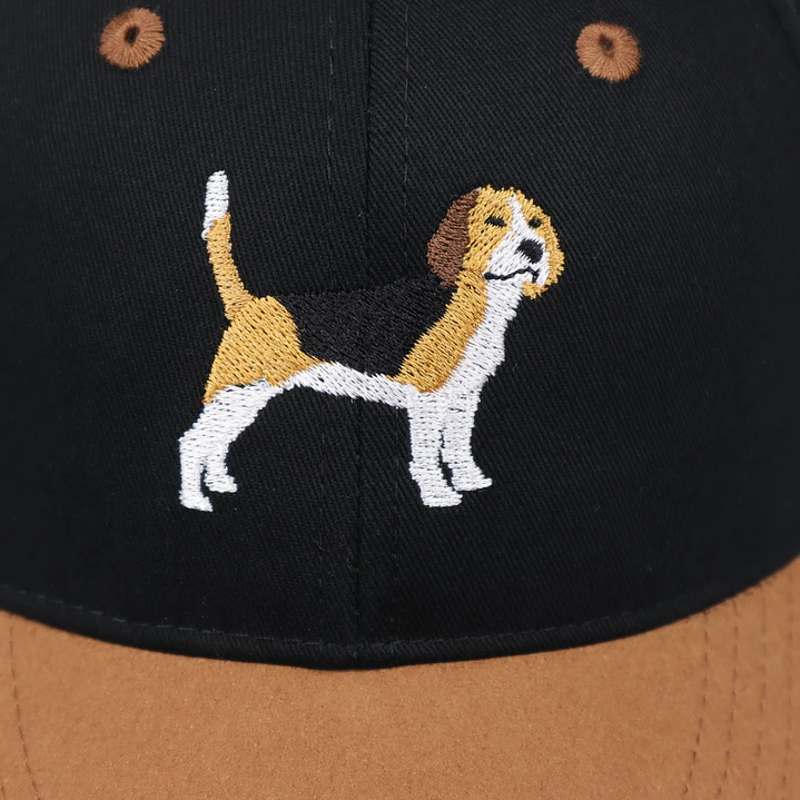 Jockey bordado con perro con Beagle  8