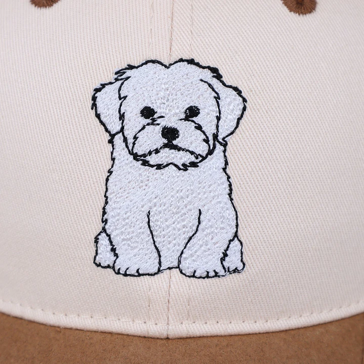 Jockey Bordado con perro Bichón Maltes  3