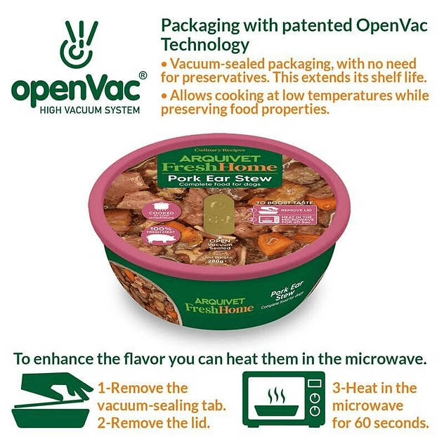 FreshHome Pork Ear Stew Estofado de oreja de cerdo - 280g 5