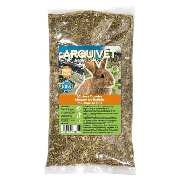 Mixtura Conejos 800g - Arquivet 1