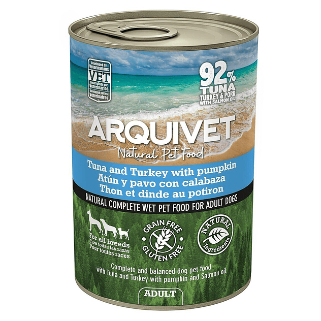 Arquivet Paté de Atún y Pavo con calabaza 1