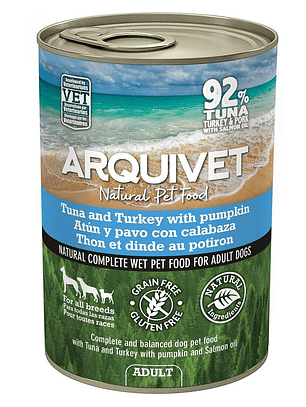 Arquivet Paté de Atún y Pavo con calabaza