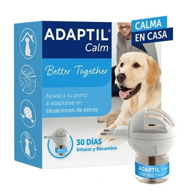 Adaptil Calm Difusor Eléctrico+ Recambio Antiestrés 48ML 1