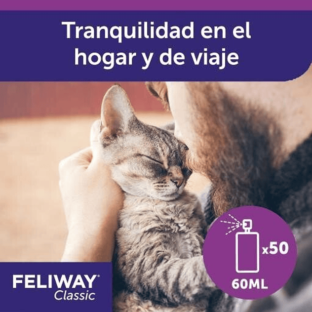 Feliway Classic Spray Antiestrés para Gatos 60ml 2