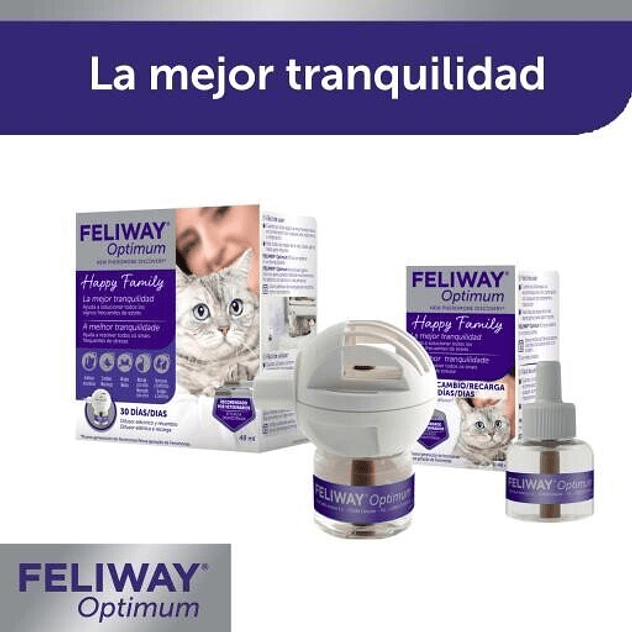 Feliway Optimum 3 Pack Recambios 2