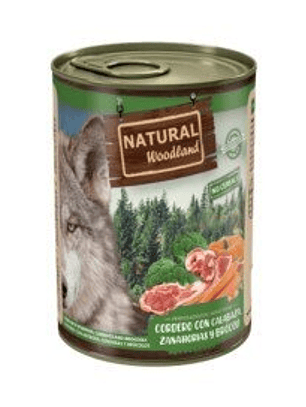 Natural Woodland Lata de Cordero con Calabaza, Zanahorias y Brócoli 400g