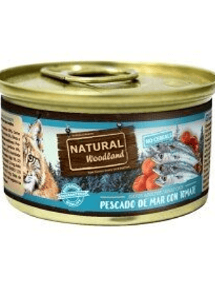 Natural Woodland Pescado de Mar con Tomate para Gato 85g