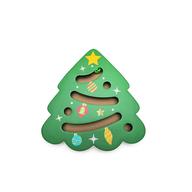 Beeztees rascador navideño para gato con forma de árbol de navidad 2