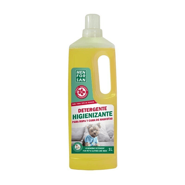 Detergente para ropa y cama de mascotas 1L 1