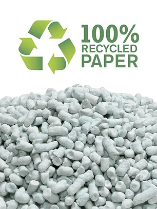 Clumping Paper Pet Litter - Arena aglomerante de papel para pequeñas mascotas