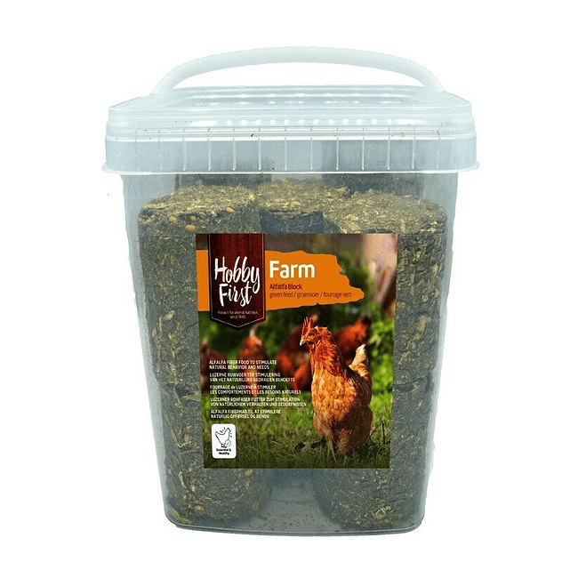 Hobby First Farm Bloques de Alfalfa de Granja 1