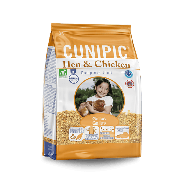 Alimentación Súper Premium para Gallinas 4 Kg Cunipic 1