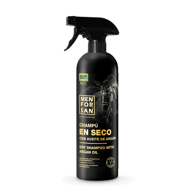 Champú en seco con aceite de argán para caballos 1L 1
