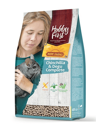 Hobby First Hope Farms Alimento Completo Chinchilla y Degu