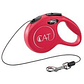 Flexi correa retractil para gato classic cordon rojo 3m - Miniatura 1