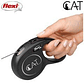 Flexi correa retractil para gato classic cordon negro 3m - Miniatura 3